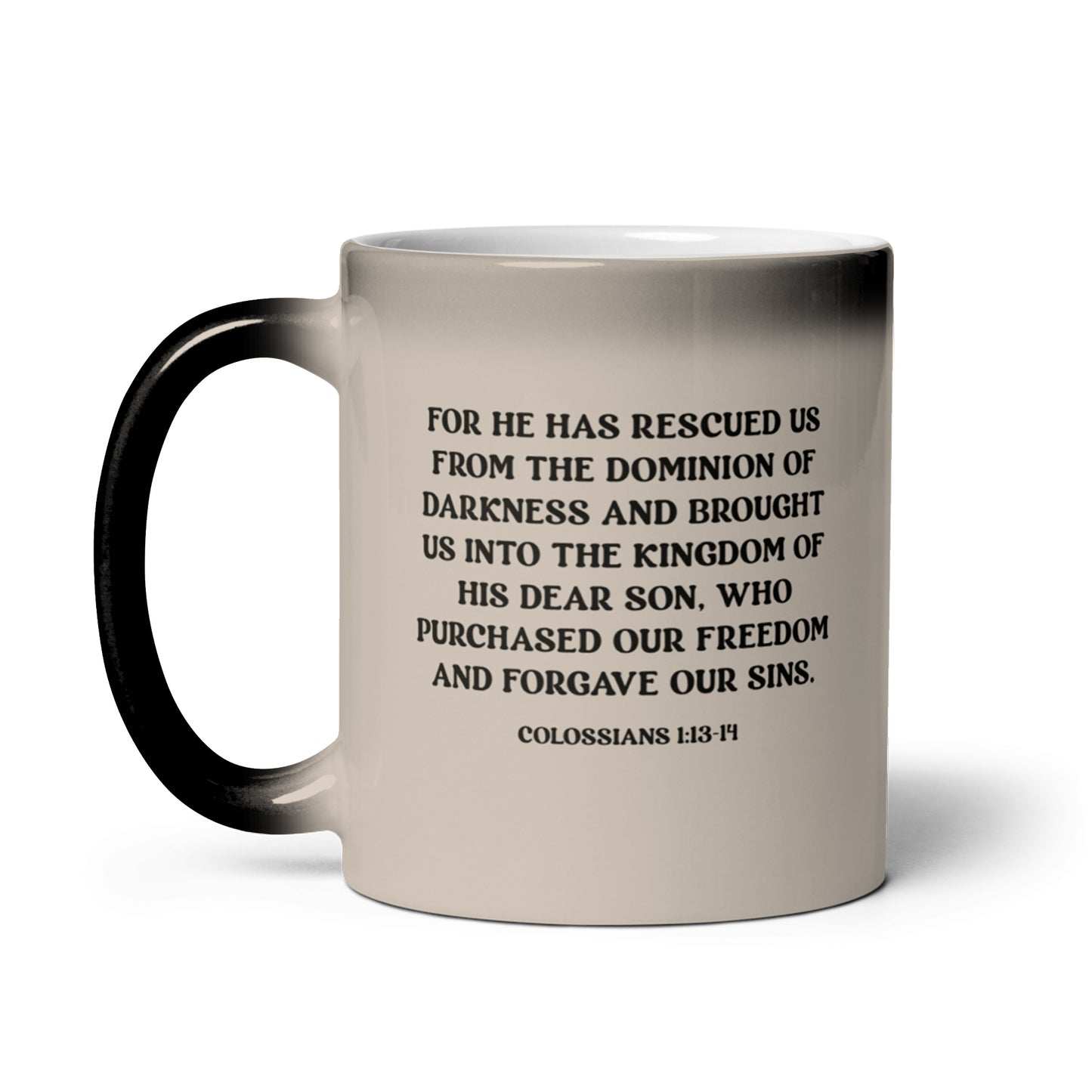 Rescued From Darkness to Light - 11oz Heat Reactive Colour-Changing Mug