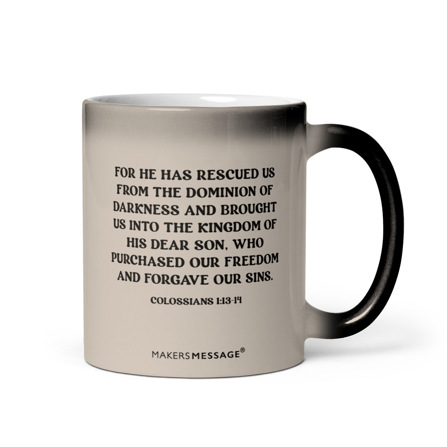 Rescued From Darkness to Light - 11oz Heat Reactive Colour-Changing Mug