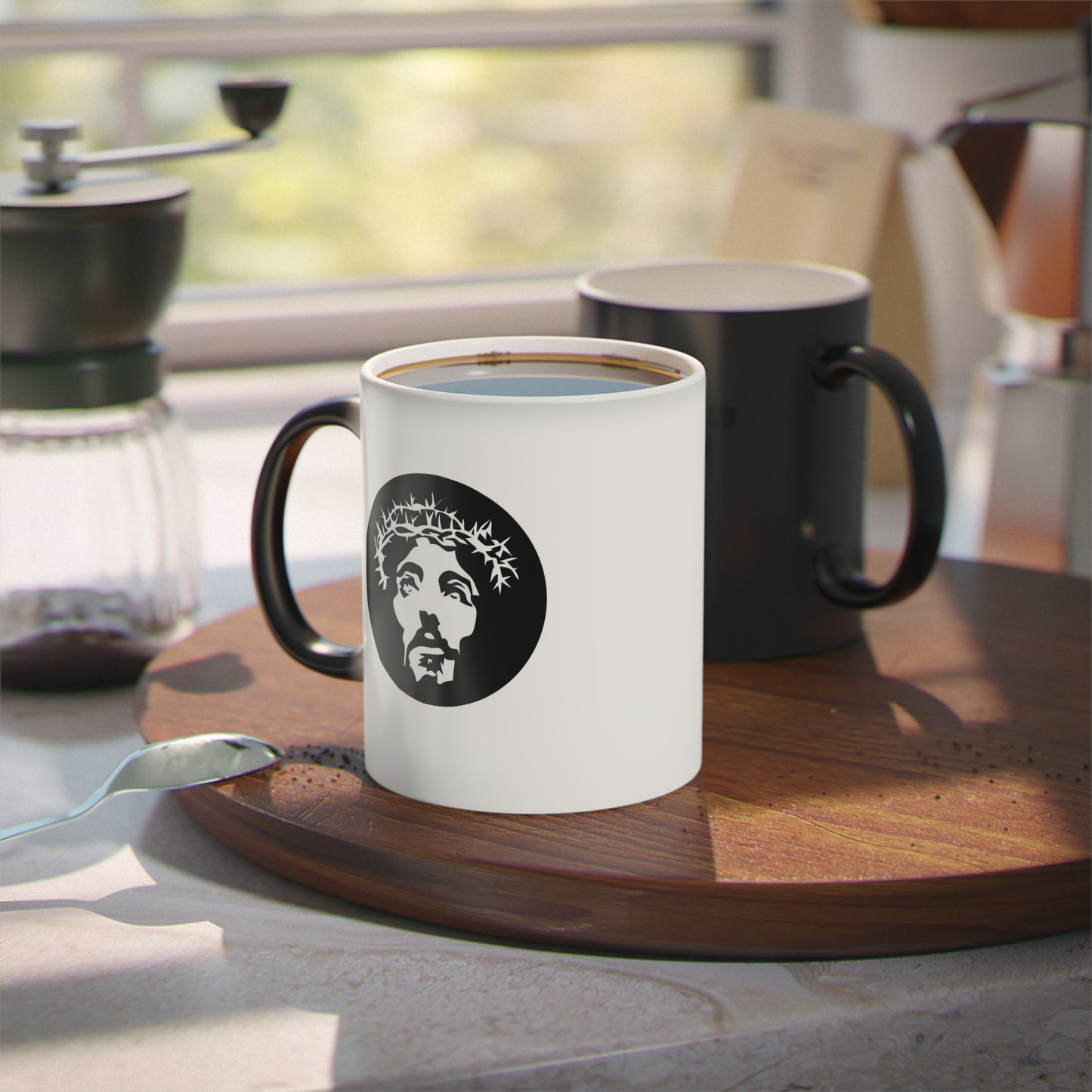 Light Shines In Darkness - 11oz Heat Reactive Colour-Changing Mug