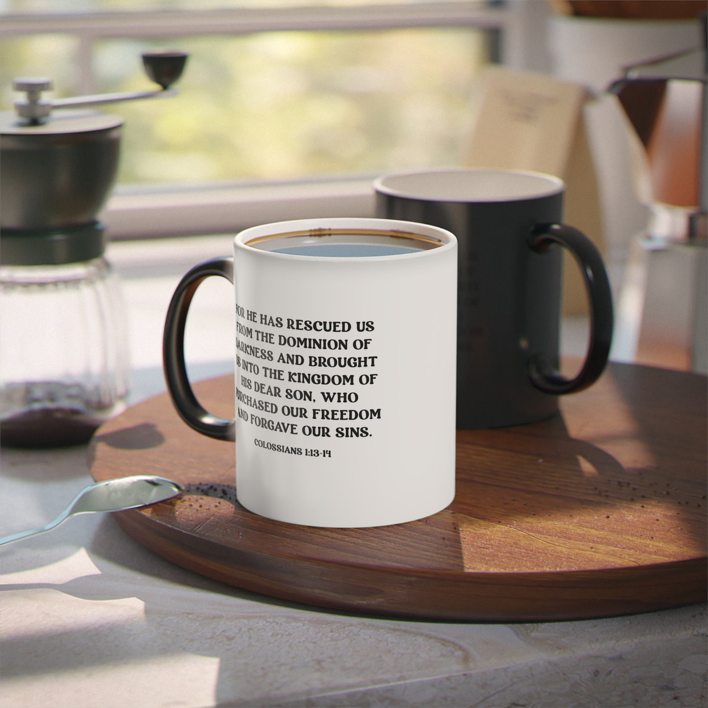 Rescued From Darkness to Light - 11oz Heat Reactive Colour-Changing Mug