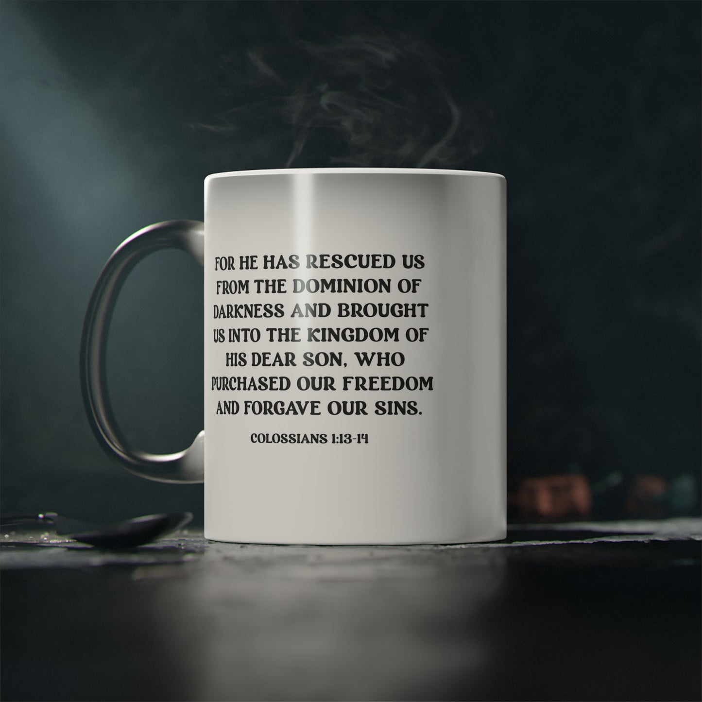 Rescued From Darkness to Light - 11oz Heat Reactive Colour-Changing Mug