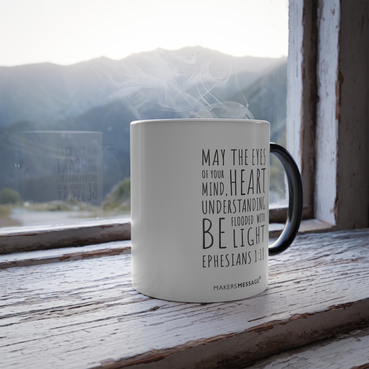 Ephesians 1:18 - 11oz Heat Reactive Colour-Changing Mug