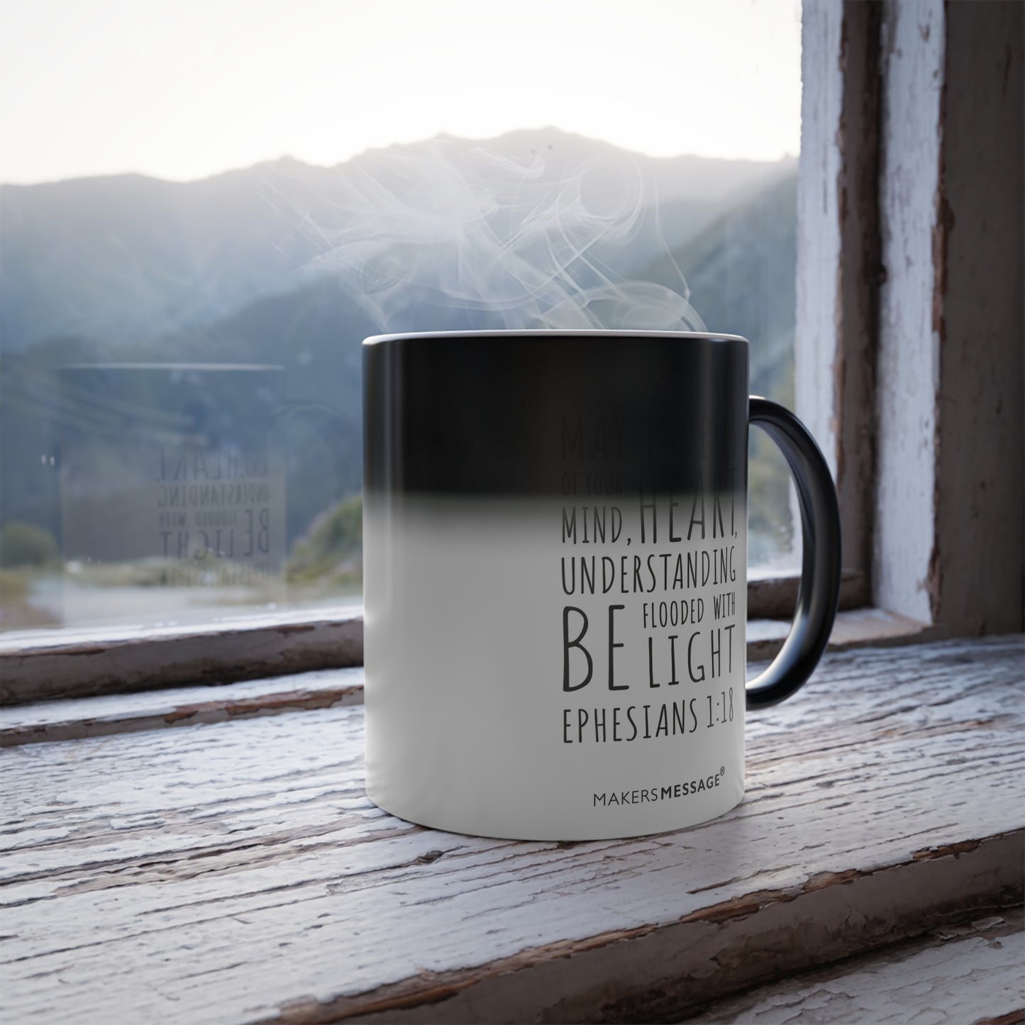Ephesians 1:18 - 11oz Heat Reactive Colour-Changing Mug