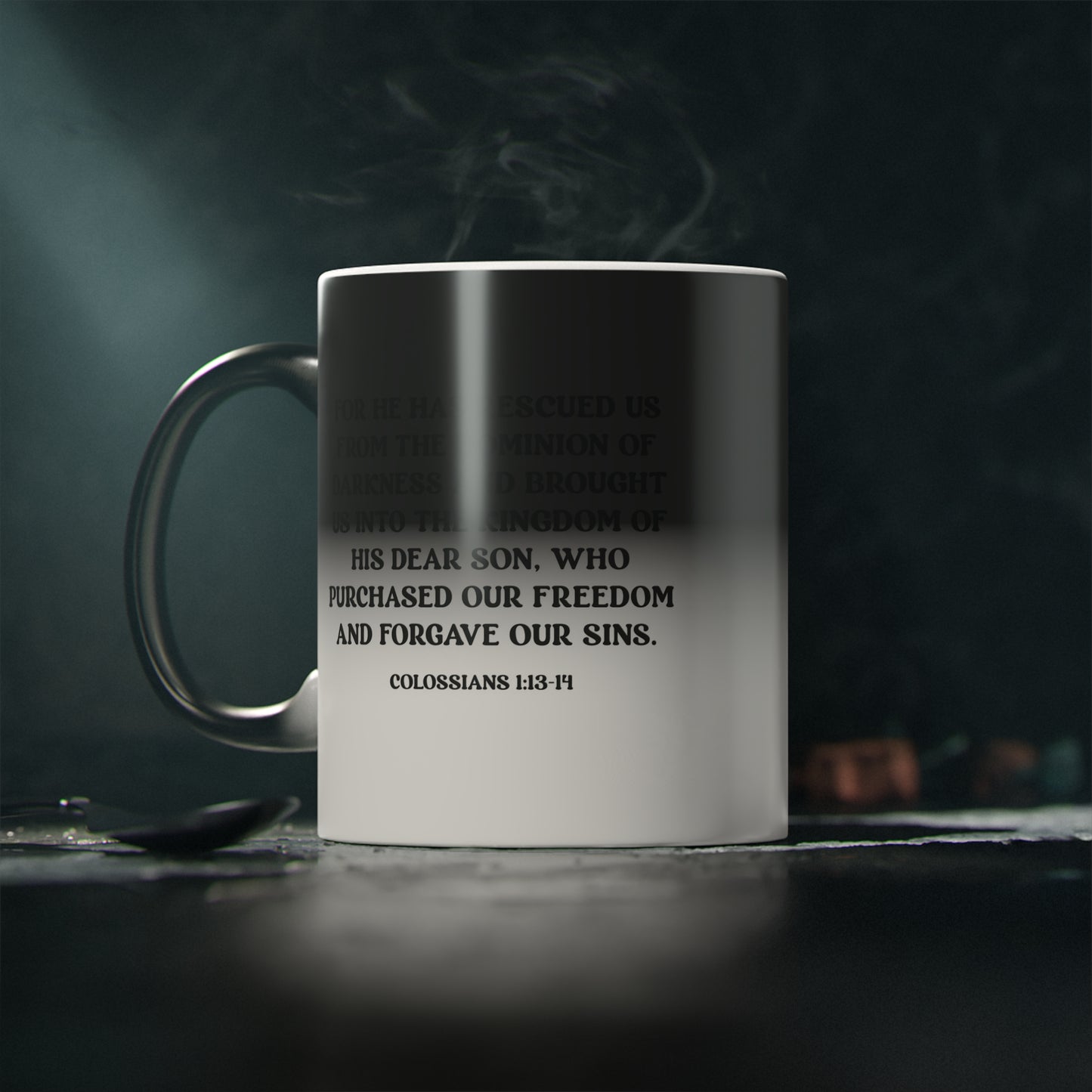 Rescued From Darkness to Light - 11oz Heat Reactive Colour-Changing Mug
