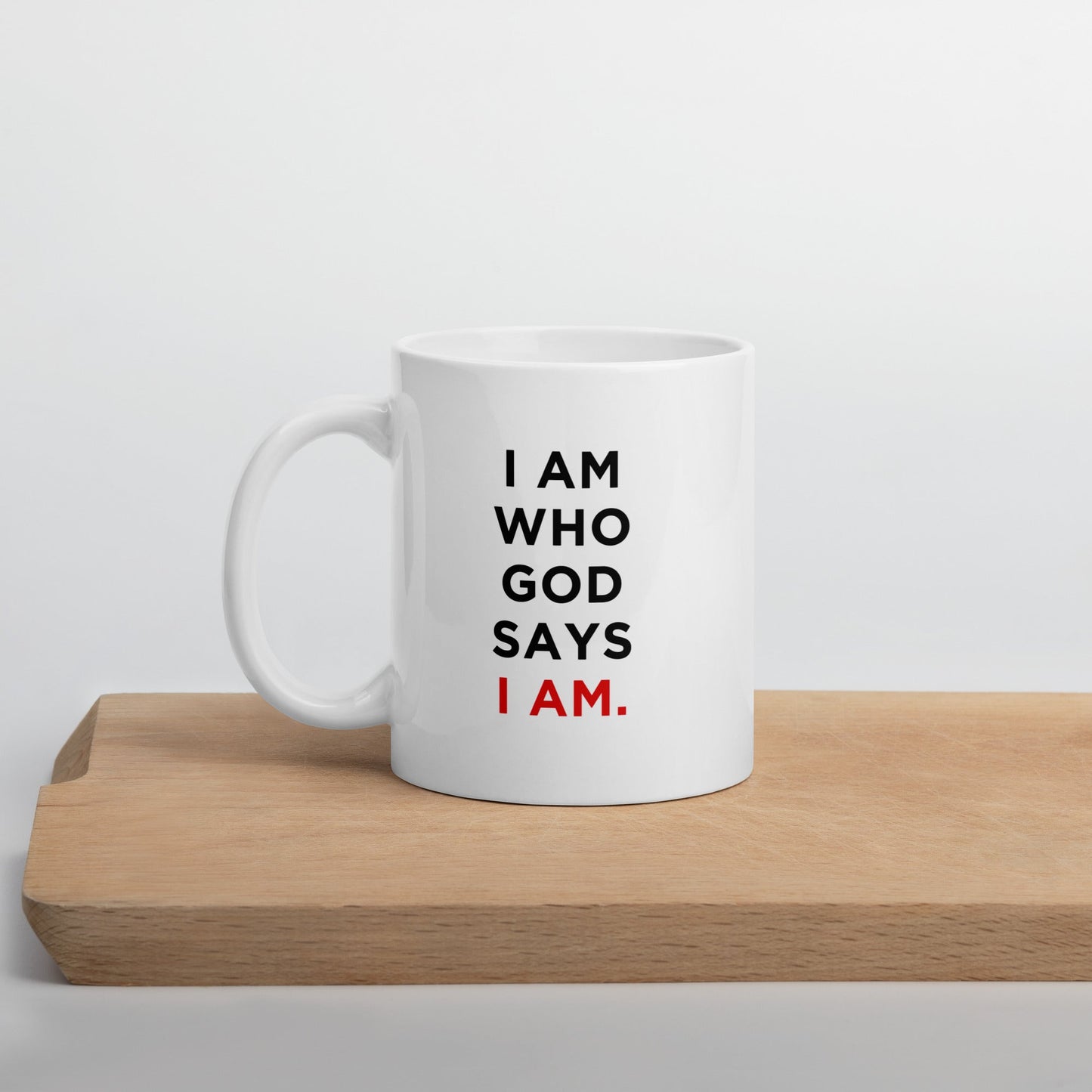 I am Who God Says I am Personalised Affirmation Mug