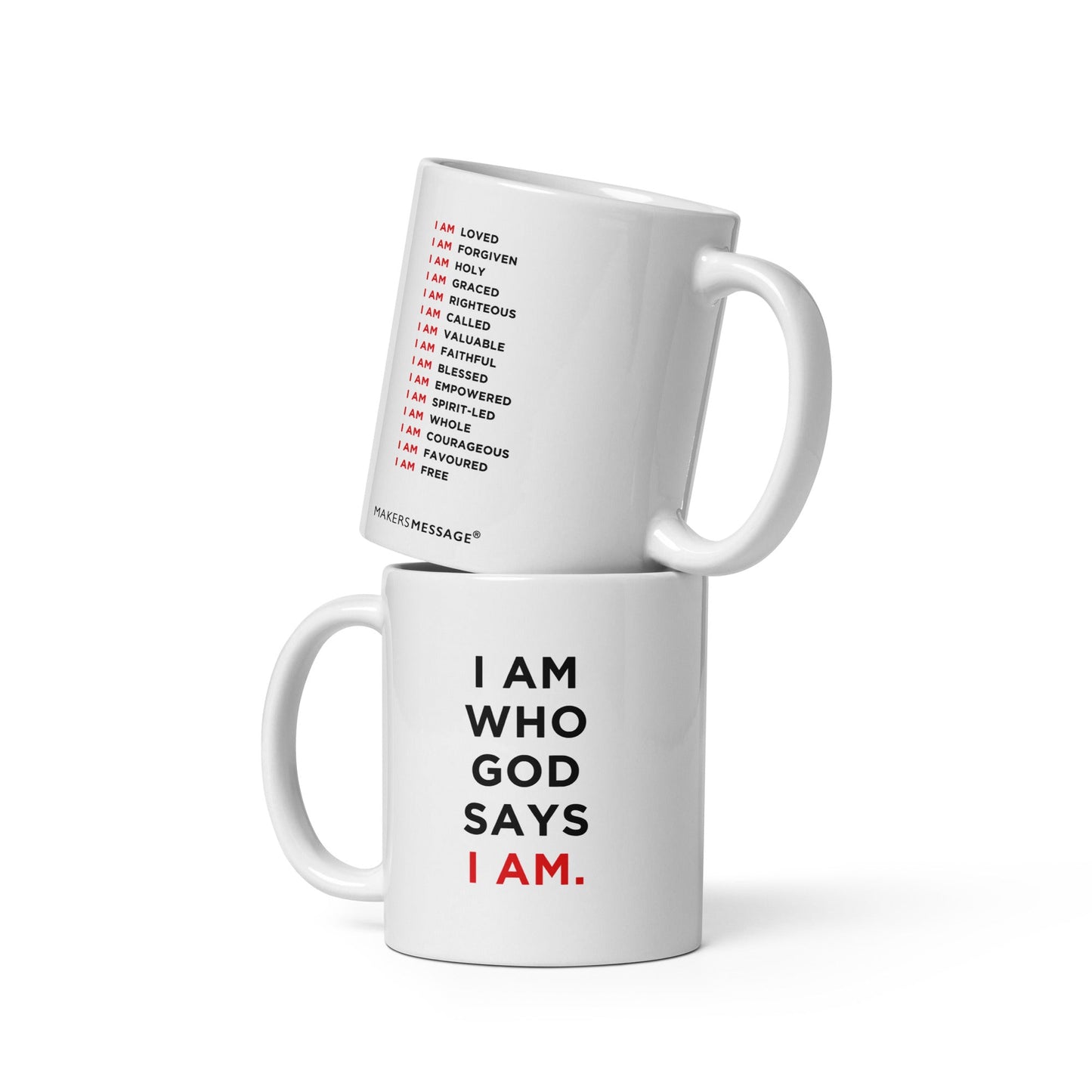 I am Who God Says I am Personalised Affirmation Mug