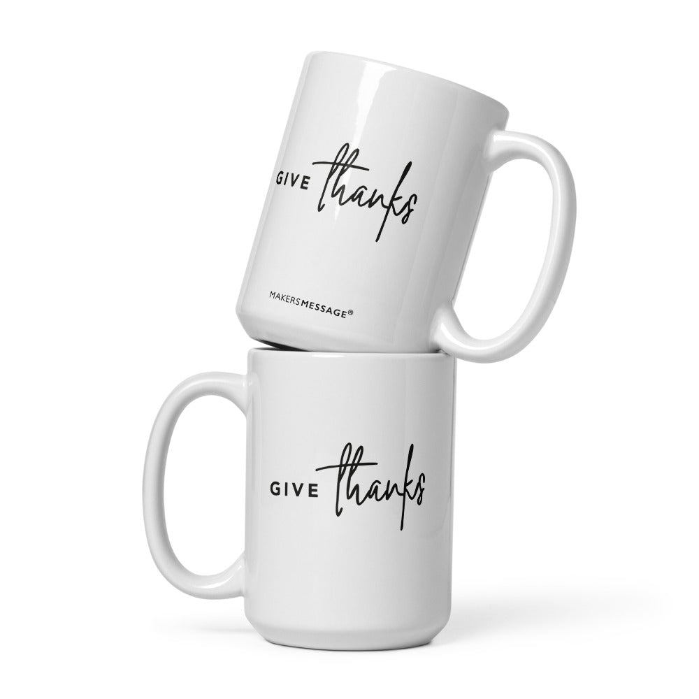 Give Thanks Mug