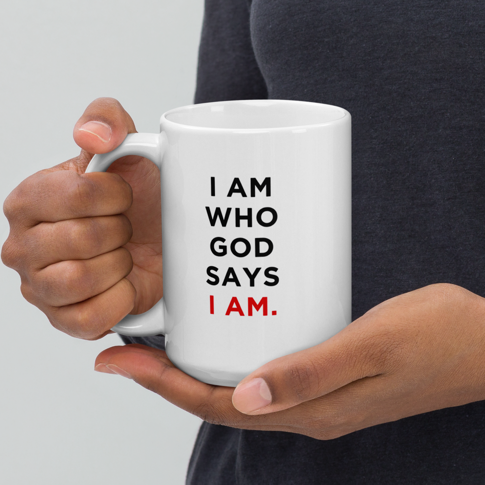I am Who God Says I am Personalised Affirmation Mug