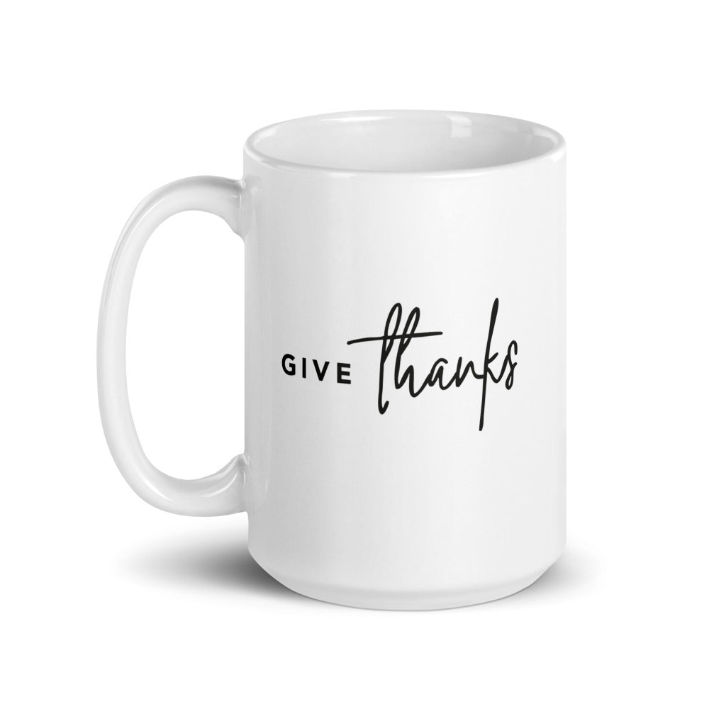Give Thanks Mug