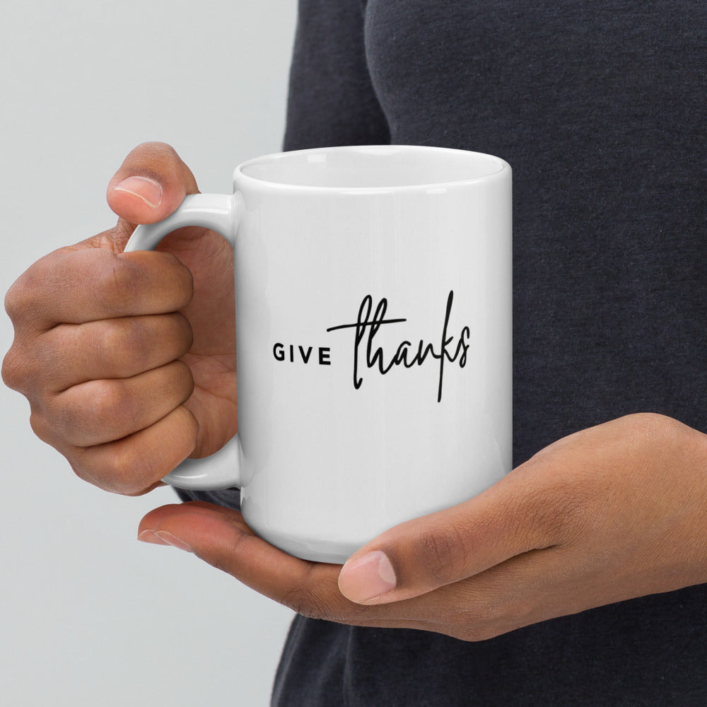 Give Thanks Mug