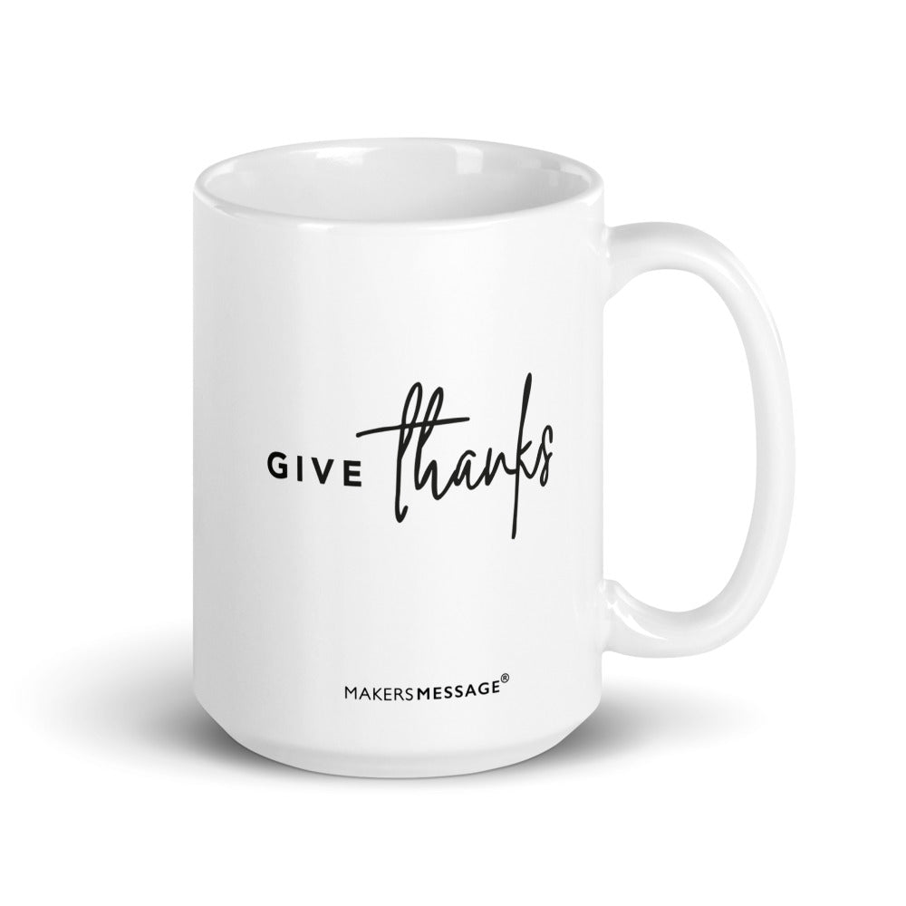 Give Thanks Mug