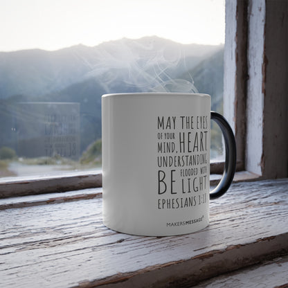 Ephesians 1:18 - 11oz Heat Reactive Colour-Changing Mug