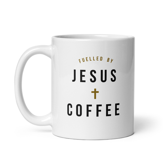 Fuelled By Jesus & Coffee Mug