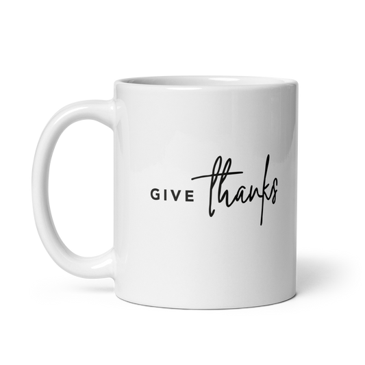 Give Thanks Mug